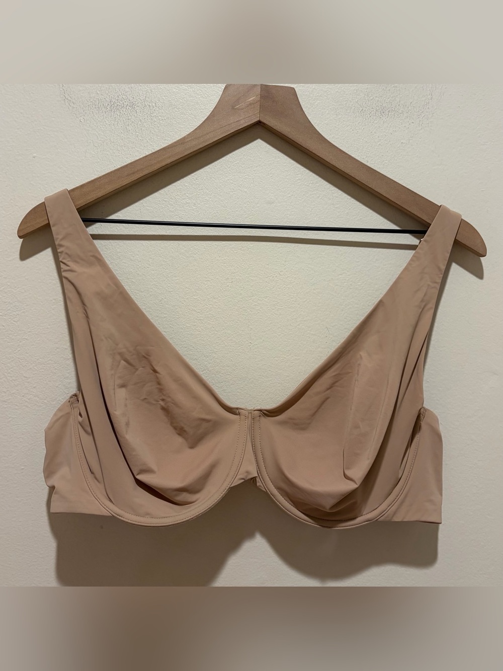 Thirdlove Second Skin Unlined 24/7 Classic Taupe Beige Underwire Bra - Size 40C